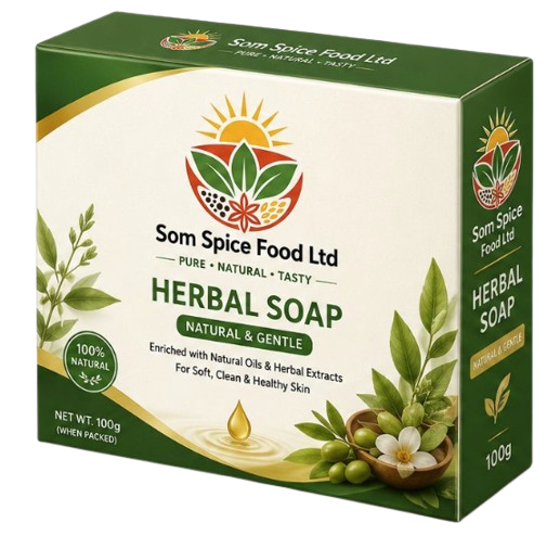Som Spice Food Herbal Soap box